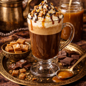 caramelo y chocolate